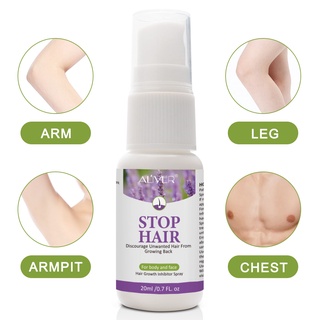 ALIVER hair growth inhibitor + HOUMAI hair removal cream Depilatory Painless hair removal cream Hair