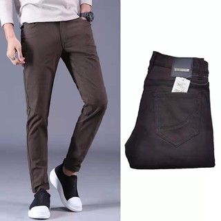 738 #NEW ARRIVAL STRETCHABLE MENS PANTS DARK BROWN (28-34)