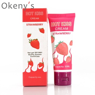 50ml Strawberry Cream Sex Lubricant Edible Oral Sex Lubricant Anal Excite Woman Oral Lube Vaginal Lu