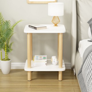 Dailyhome Wooden Modern Coffee Table Nightstand Bedtable Living Room Side Table