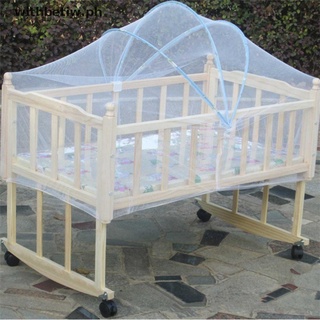 WITH Baby Kids Cradle Mosquito Net Cot Mesh Canopy Infant Toddler Playpens Bed Tent .