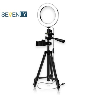 (ready)Dimmable LED Studio Ring Light Video Light Annular Lamp with Tripod (26cm)
