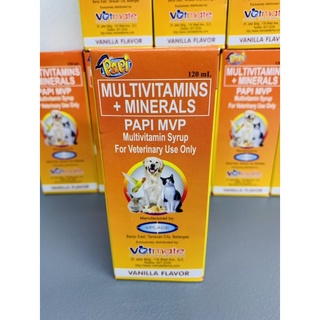 Papi MVP Multivitamins and Minerals for Animals 120ml