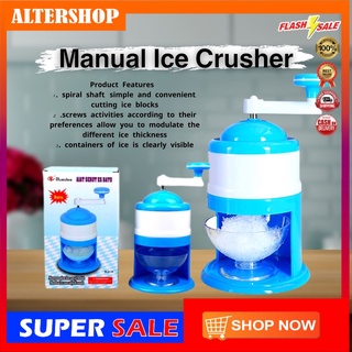 Original New Ice Crusher Household Mini Easy Ice Shaver Crusher Handheld Snow Manual Crushing Ice Ma