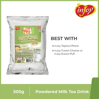 inJoy Matcha Milk Tea 500g | Instant Powdered Milk Tea Drink (2)