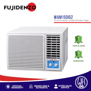 Fujidenzo 1.5HP Inverter Grade Window Type Aircon WAM150IG2 | Golden Fin | Clean Air Filter