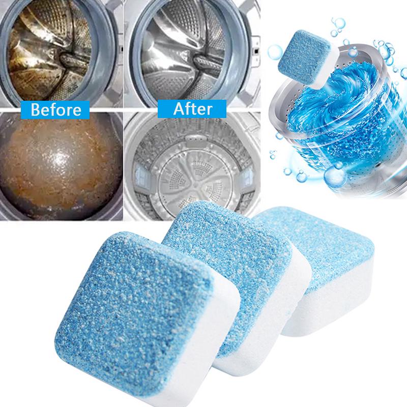 【Fast Delivery】 1 Tab Washing Machine Cleaner Washer Cleaning Detergent Effervescent Tablet Washer Cleaner 【Veemm】 (4)