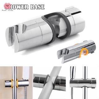 ❥Ultra Low Price ❥ Shower Rail Head Slider Holder Base Adjustable Bracket Clamp for Bathroom
