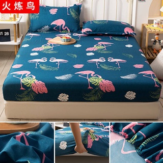 mattress protector mattress cover Washed cotton fitted sheet one-piece bedspread mattress cover Simmons dirt-proof cover mattress protective cover summer bed sheets fixed non-slip