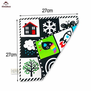 【TK】0-3Y Newborn Baby Cloth Book Educational Toy Color Cognition Toys Infants Early Education Toys (5)
