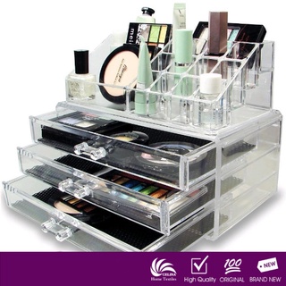 hot sale(Celina Home Textiles 3 Drawers/3Layers Clear Acrylic Cosmetic Makeup Jewelry Storage Organi