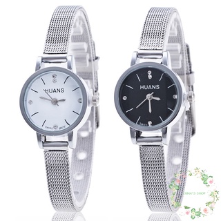 Women Ladies Quartz Watch Thin Stainless Steel Mesh Band Wristwatch Gifts l7t6
