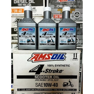 AMSOIL 10W-40 Scooter Synthetic Oil