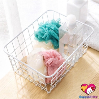Puppyandkitty Two-Color Soft Bath Shower Sponge Exfoliating Loofah Mesh Pouf Body Scrubber Ball