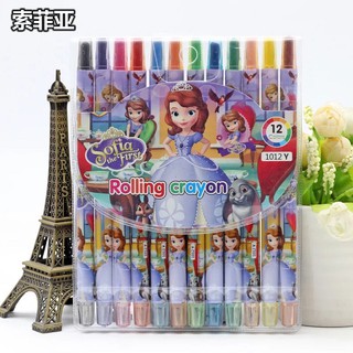 ★YINGFA★(COD)12color Rolling Crayons Giftaway Coloring Material
