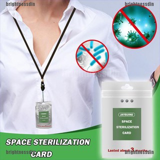 [Din]Air Freshener Sterilization Card Disinfection Protection Card Antibacterial Card