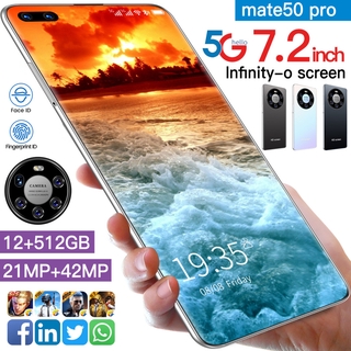 【Original】Hauwei Cellphone Mate50 Pro 7.2Inch 8GB RAM 256GB ROM Android Full Screen Smartphones Sale (1)