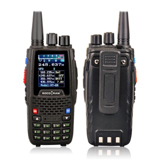 Original Quad Band Walkie talkie UHF VHF 136-147Mhz 400-470mhz 220-270mhz 350-390mhz 4 Band Handheld Two Way Radio Ham Transceiver