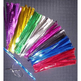 800pcs Metallic Twist Ties Wire For Cake Pops Gift Candy Sealing Cello Bags Pack