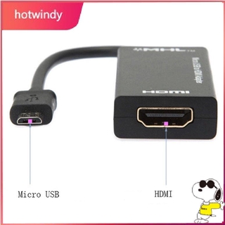 MHL Micro USB Male to HDMI Female Adapter Cable for Android Smartphone