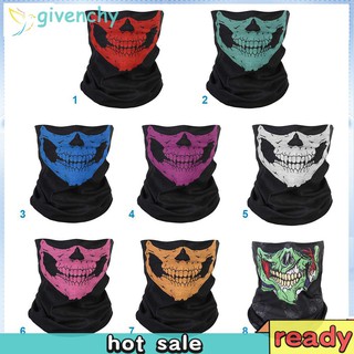 *givenchy2.ph* Bicycle Cycling Ski Skull Half Face Mask Ghost Scarf Multi Use Neck Warmer