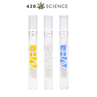 420 Science&GRAV 105MM Glass One Hitter Clear Taster Random Color