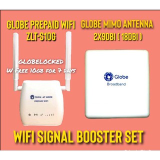 goodBrand New! Globe Prepaid wifi ( zlt-s10g ) w/ Globe Mimo Antenna 18dbi OR Hybrid Antenna 36dbi