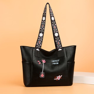 New arrival Fashion tote bag Leather PU handbag shoulder bag large capacity big bag