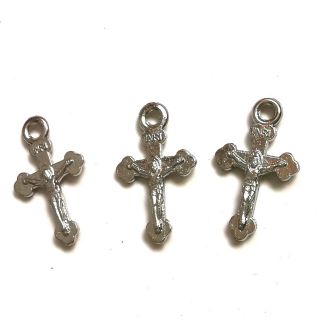 10 pcs cross metal charms for keychains, fashion accessories, and other diy projects