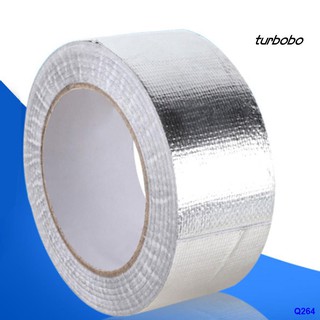 ☏¤Lpj_Aluminum Foil Self Adhesive Exhaust Header Pipe Cool Tape Heat Insulation Wrap