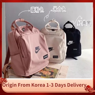 Shoulder bag Unisex womens korean backpack nylon waterproof shoulder bag double use bag