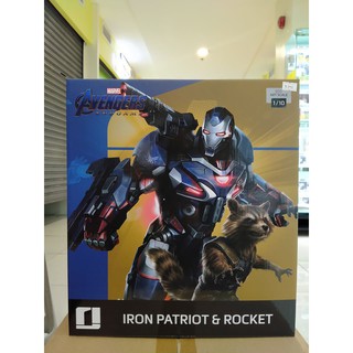 Iron Studios Avengers: Endgame Battle Diorama Series Iron Patriot & Rocket 1/10 Art Scale Limited Ed