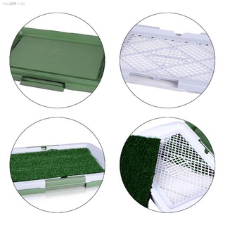 ✚◕3 Layers Large Dog Pet Potty Training Pee Pad Mat Puppy Tray Grass Toilet Simulation Lawn For Indo