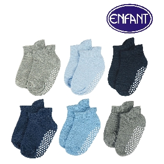 Enfant Baby Non Slip/Anti Skid Socks Unique Design Multicolor 6 pair