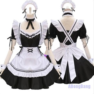 【ABongBang】✨Cute Lolita French Maid Dress Girls Woman Anime Cosplay Party Costumes