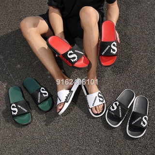 indoor slippers for men№☄❂Slippers men go out to wear in summer 2021 new men s slippers trend thick