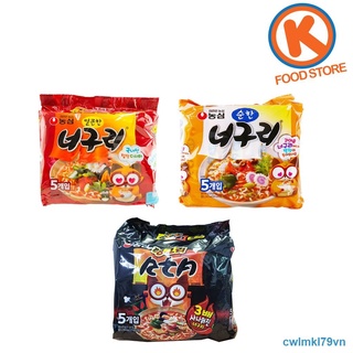 on sale۞✉❁Nongshim Neoguri 1PACK(5pcs) Mild / Spicy / Angry Seafood Noodles 600g Korean Noodles Kore