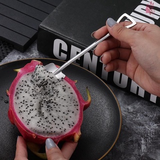 BAG-Stainless Steel Spade Dessert Spoon Domstic Use Multifunctional Fruit Cake Ice Cream Coffee Kitchen Seasoner Shovel Spoon (6)