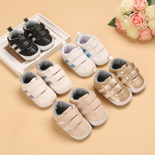 LOW CUT TWO STRAP BABY SHOES WITH SOFT SOLE