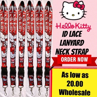 Hello Kitty red color id lace lanyard neck strap