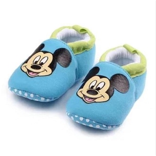 Baby Boy Girl Shoes Mouse Pink Blue Slip Ons rUVm