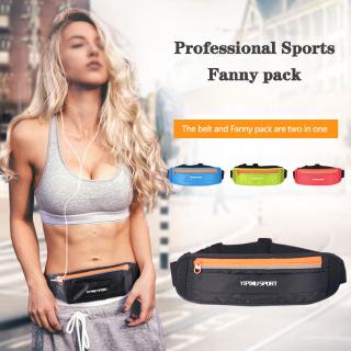 Running Belt Sports Waist Pack Waterproof Belt Pack Zipper Adjustable Running Pouch for 6" Phones