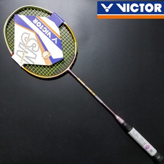 (Free String and Grip) Victor SUPER NANO 6 Badminton Racket Carbon Fiber Racket Training Racket Badminton Racket