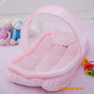 ❄SC❄Baby Infant Foldable Travel Bed Crib Canopy Mosquito Net Tent Mattress Netting (3)