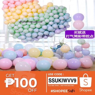100pcs Size5 Macaron/Pastel Color Balloon（Prolatex）