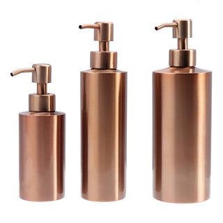 quality goods250/350/550ml Rose Gold/Silver Liquid Soap Dispenser Pump Bottle Lotion Hand Sanitizer