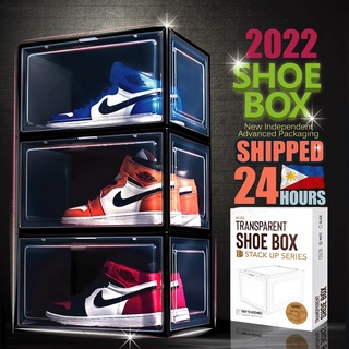 2022 Latest Advanced Stackable Shoe Box/Organizer Large Space Sneaker Storage Box