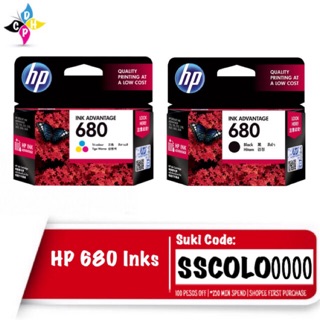 HP 680 Ink Cartridge ( Black / Tri-Color )