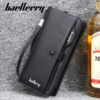 （COD)✔Baellerry Business Men Wallet Leisure High Capacity Hand Catch Package Phone Many Card Slot (6)