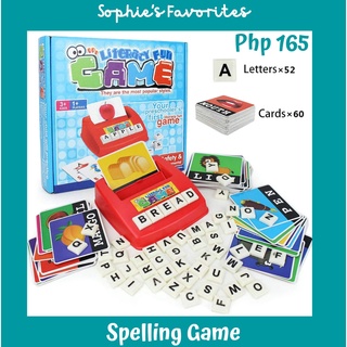 Spelling Game Literacy Fun Game for kids Educational Toy English